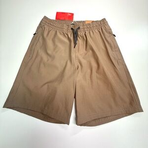 Ripzone Men’s Oxford Pull On Beige Shorts Size Small NWT